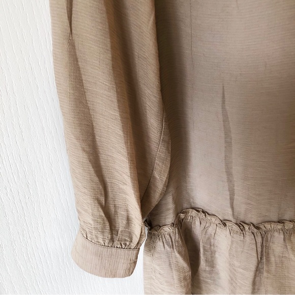 Zara top oversized for a XS Dark Biege - Picture 7 of 10